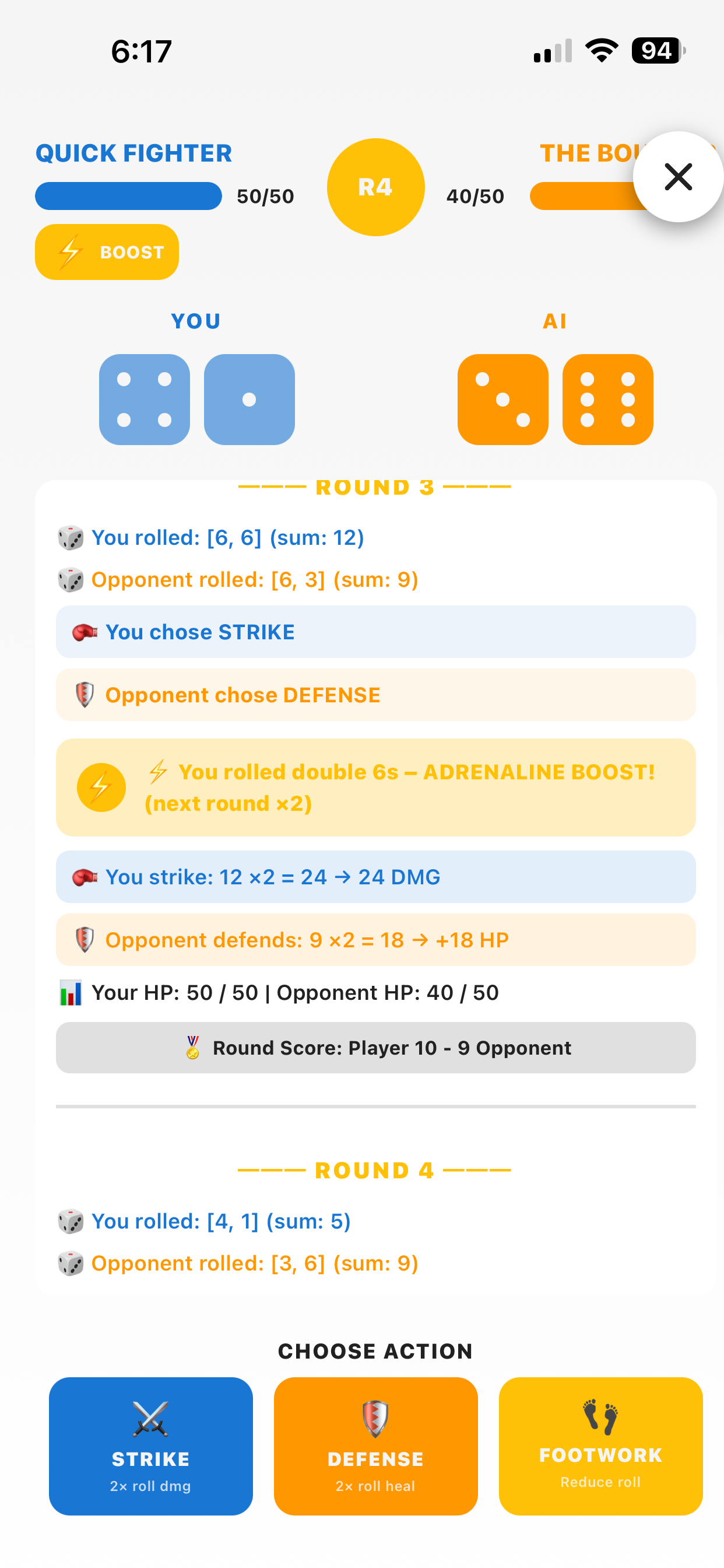 Dice Boxing