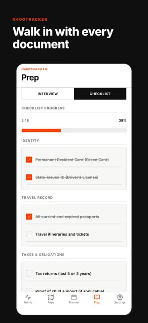 N400Tracker: Green Card screenshot 3