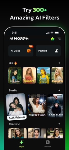 AI Photo Editor - AI Morph iPhone screenshot