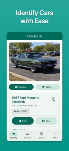 Car Ace: AI Car Identifier iPhone screenshot