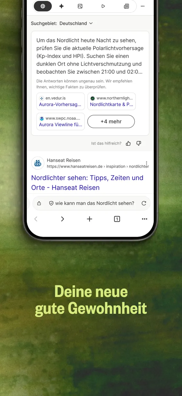 Ecosia: Browse to plant trees iPhone App Screenshot 6 – Dienstprogramme