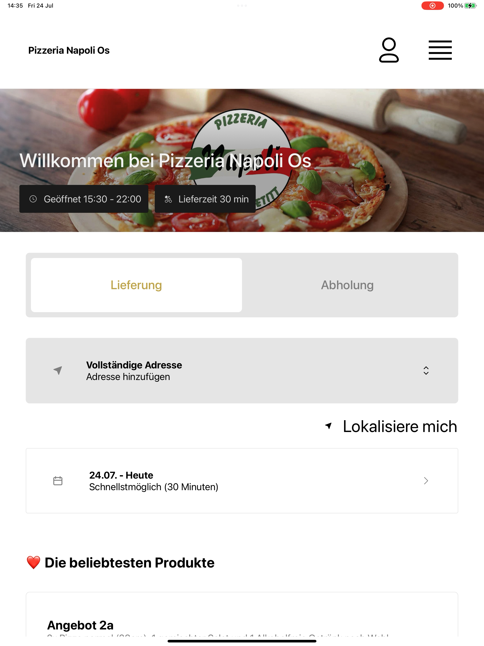 Pizzeria Napoli Os screenshot 10