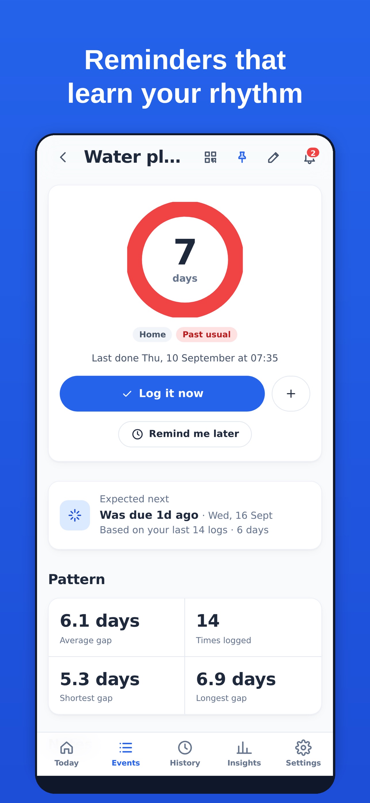 Screenshot 3 of DoneLine: Home & Life Tracker