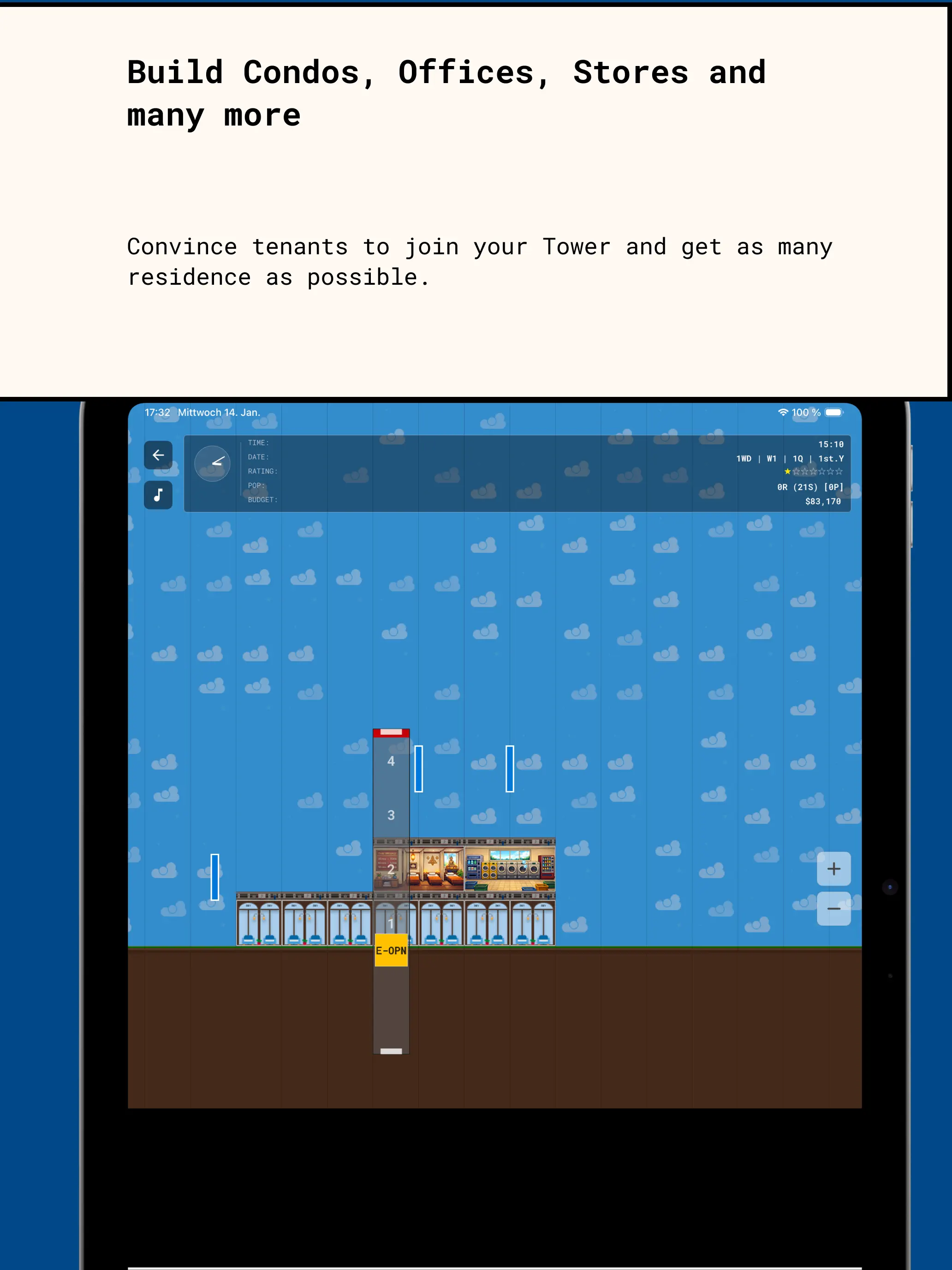 #8. Tower Sim (iOS) Podle: Christian Puell