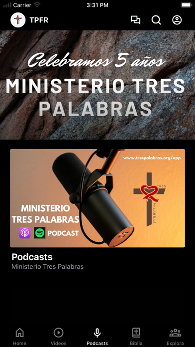 Tres Palabras Francisco Rivera Screenshot