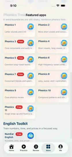 Screenshot von 教你练听力 5 auf dem iPhone 4