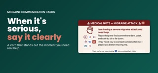 My Migraine Card screenshot
