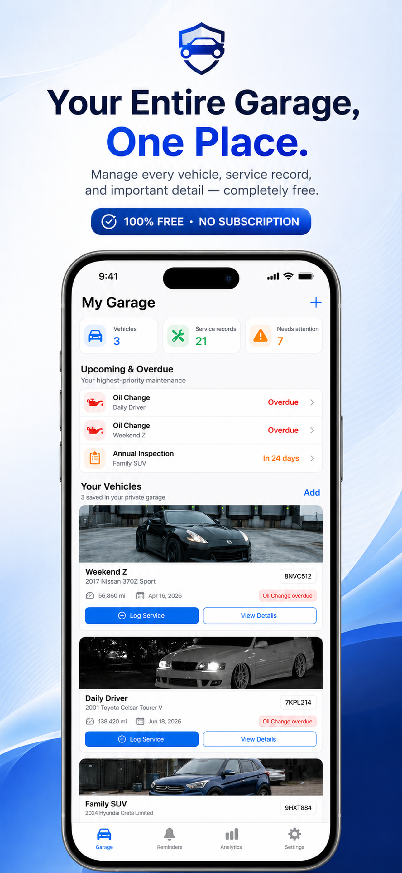 CarKeeper: Maintenance Log screenshot 2