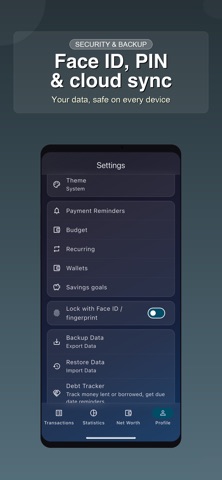 Expense Tracker – Budget screenshot