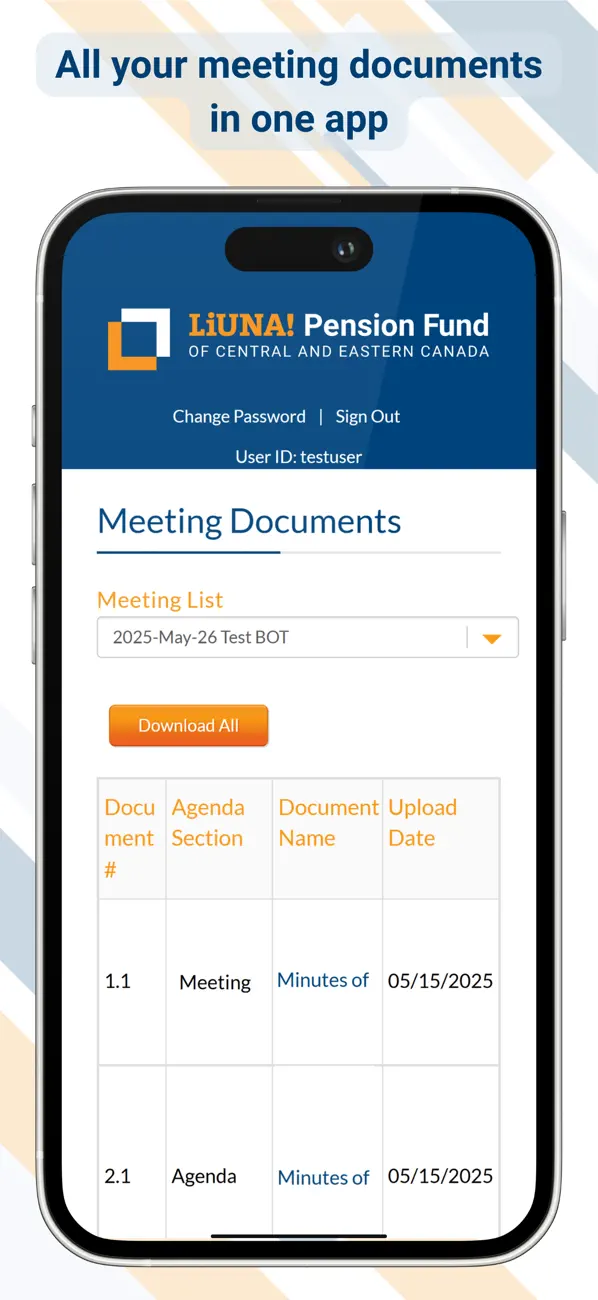Screenshot #2 pour LPF Meetings