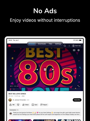 Yo Player: Skip Ads on Videos iPad screenshot