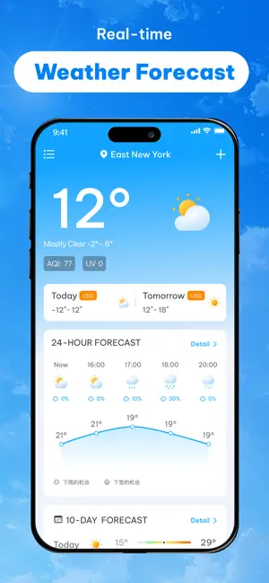 Live Weather ‑ Local Forecast screenshot 1