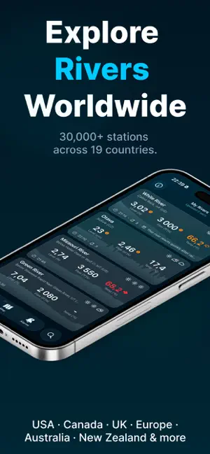 Riverio: River Levels & Flow screenshot 1