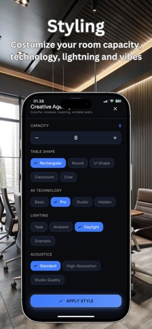 AI Meeting Room & Workspace screenshot