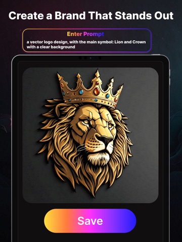 Ai Logo Generator & Logo Maker iPad screenshot