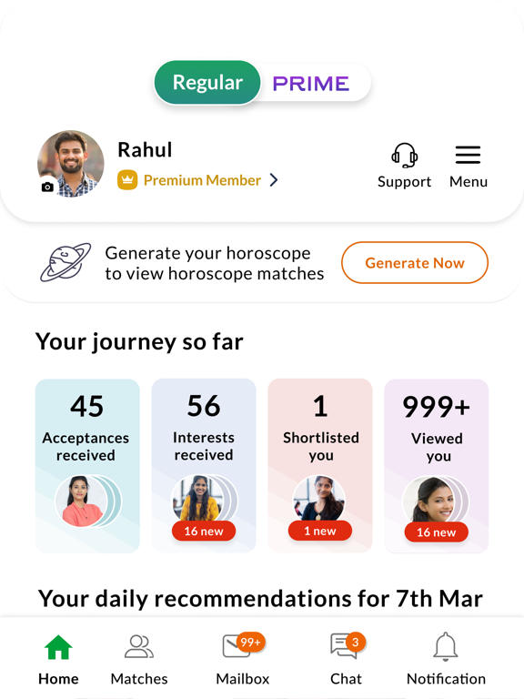 Screenshot #5 pour BharatMatrimony - Marriage App