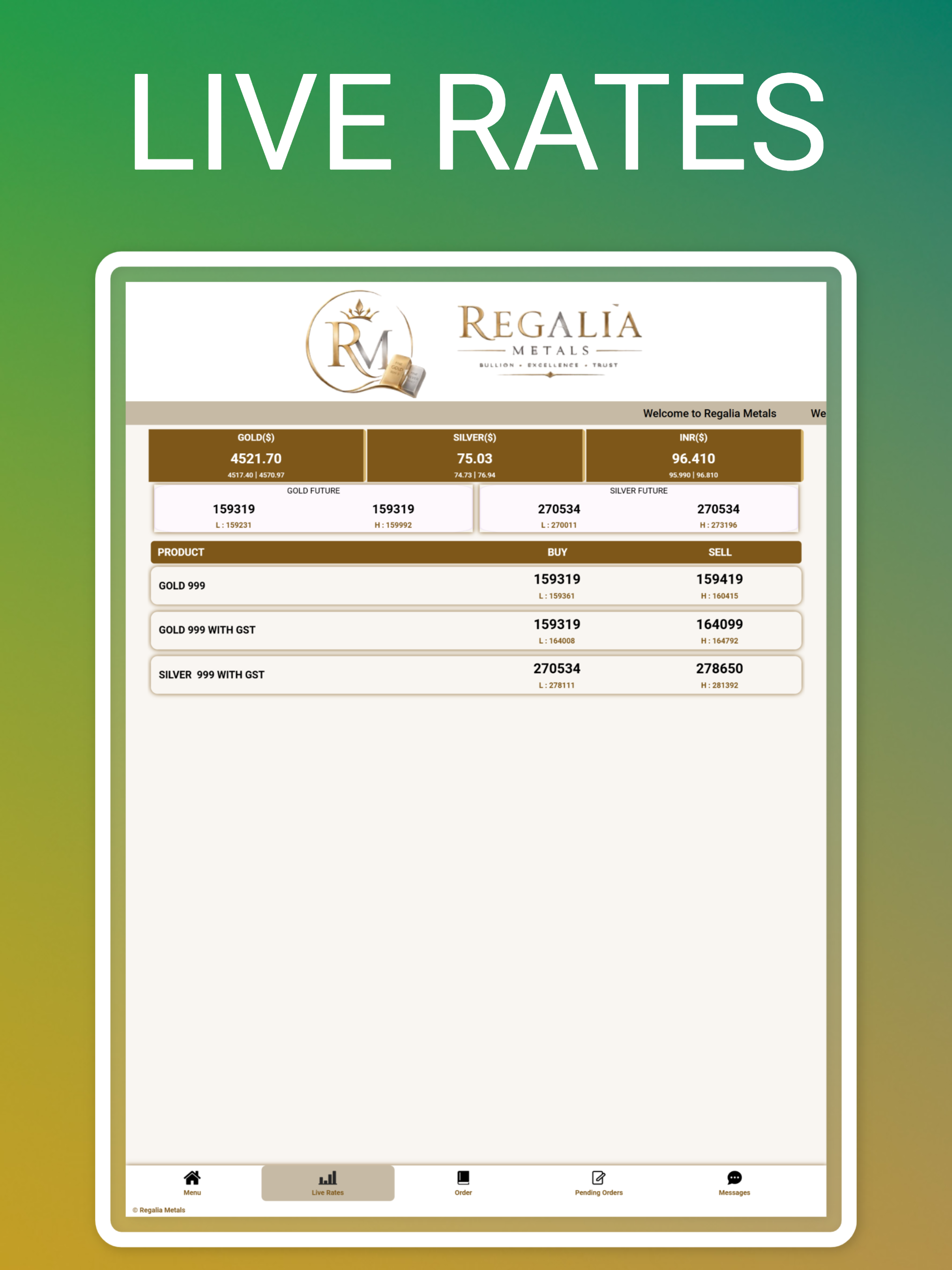 Regalia Metals screenshot 9