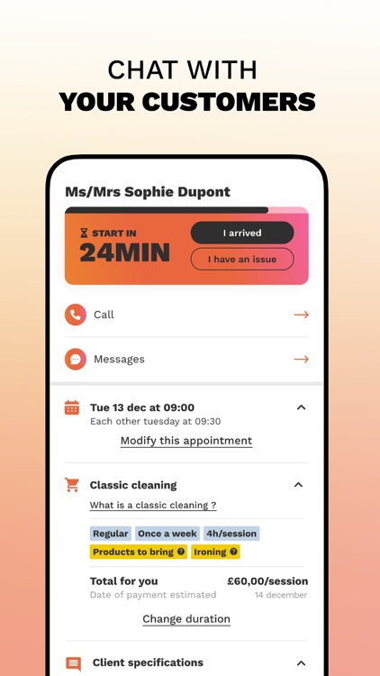 Self-employed jobs Wecasa Pro screenshot-6