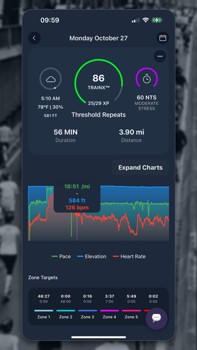 RunDot: Adaptive Run Training iPhone screenshot 3 - Health & Fitness app