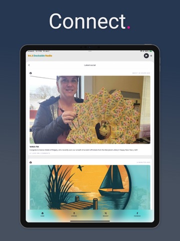 94.3 Dockside iPad screenshot