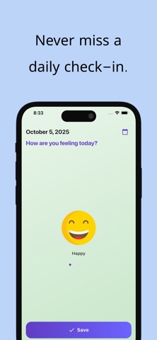 Mood Calendar: Daily Tracker iPhone screenshot