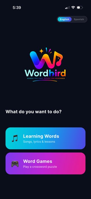 Wordbird: Music & Word Games screenshot 4