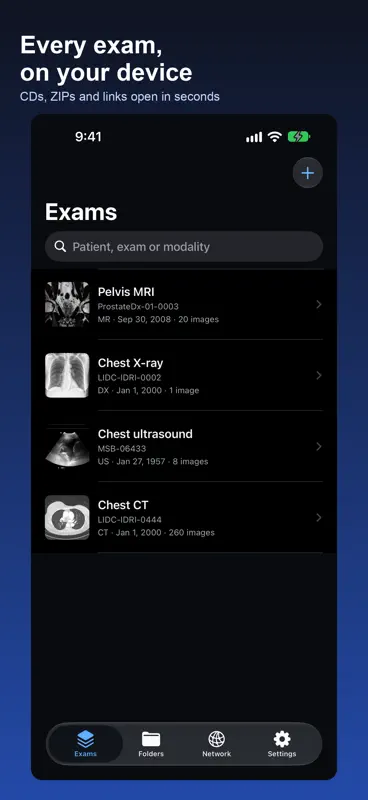 DICOM Viewer: DCM & MRI Reader screenshot 1 of 6