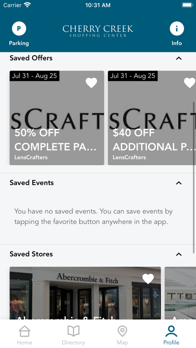 Cherry Creek Shopping Center Screenshot