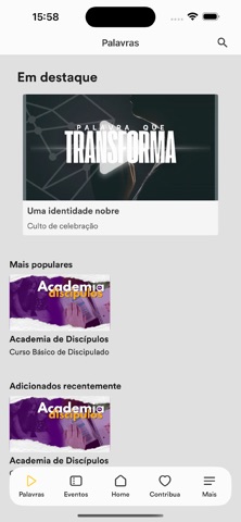 LOVE | IGREJA iPhone screenshot
