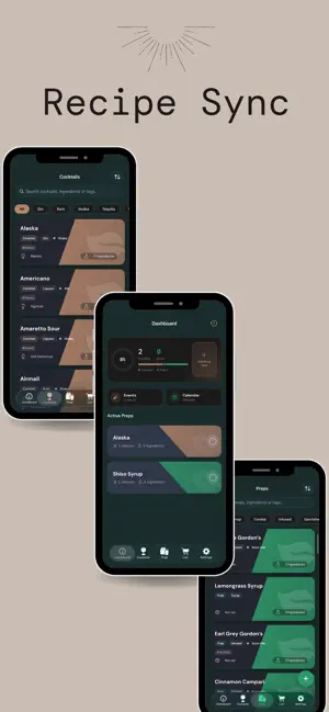 Recipe Sync - Cocktail Prep screenshot 1
