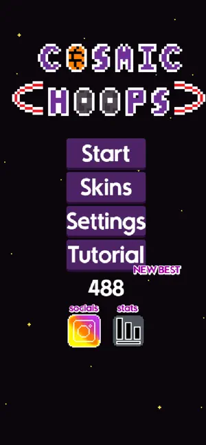 Cosmic Hoops screenshot 1