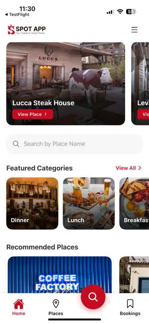 Spot App For Dining screenshot 1
