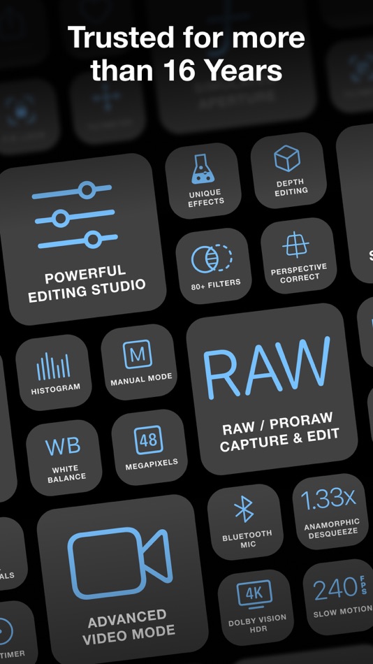 #10. ProCamera. Professional Camera (iOS) 由: Cocologics