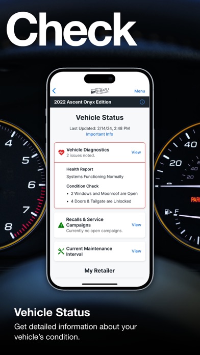 MySubaru Screenshot
