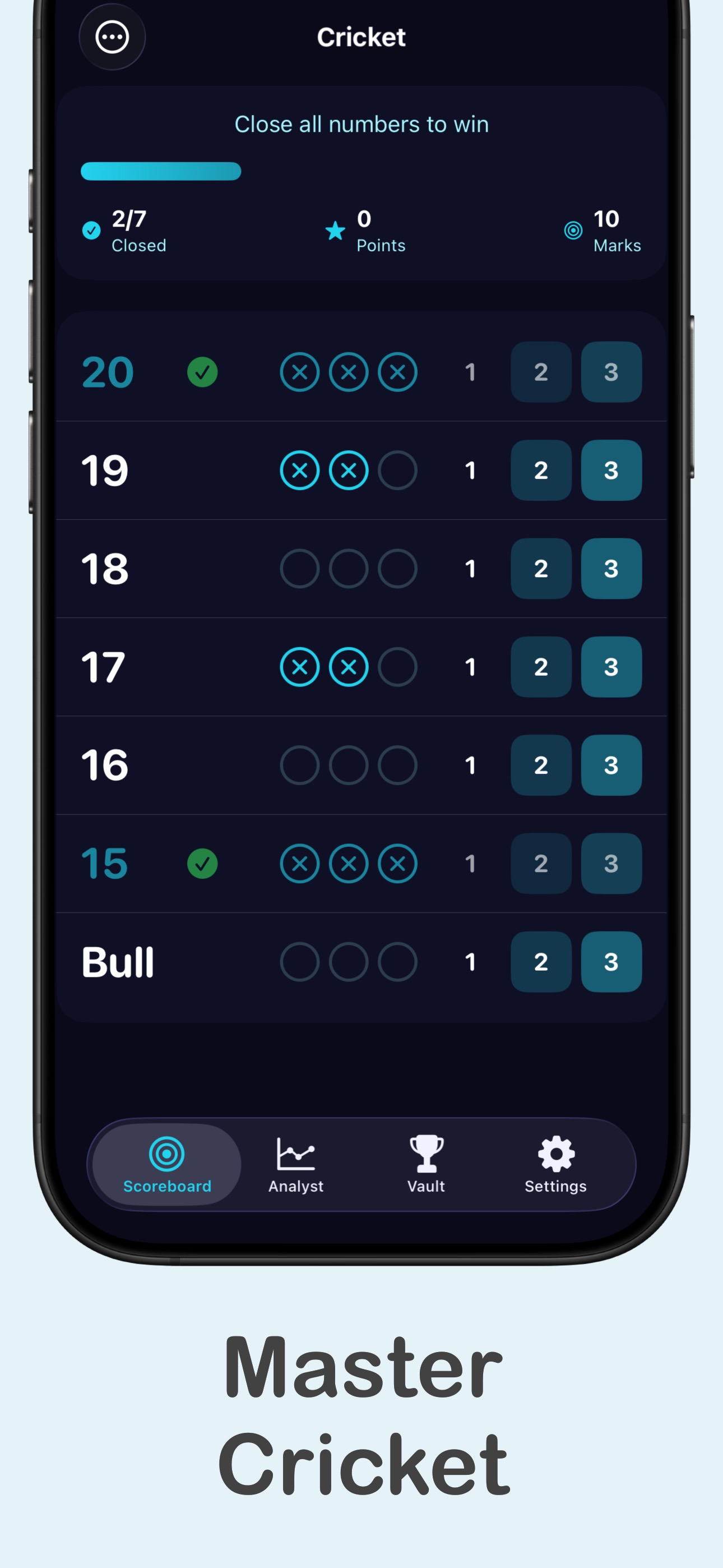 Precision Darts: Scoreboard screenshot 4