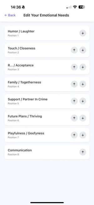 Relationship Equalizer screenshot 2