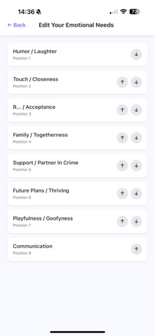 Relationship Equalizer screenshot