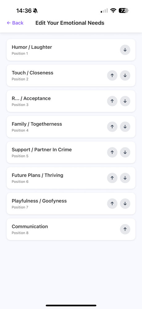 Relationship Equalizer screenshot 2