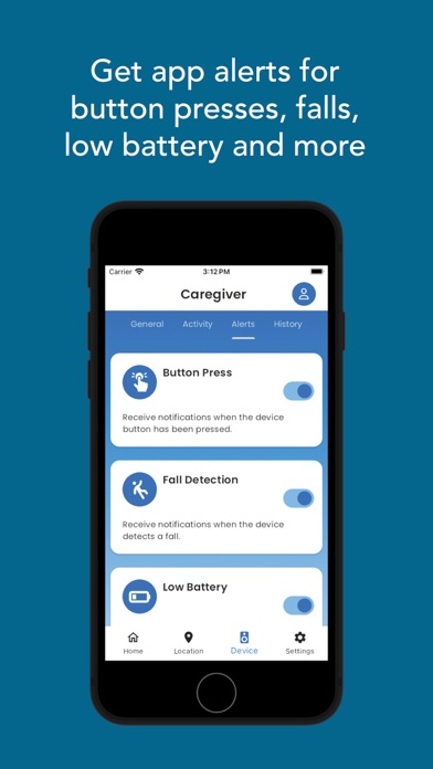 Caregiver Mobile Screenshot