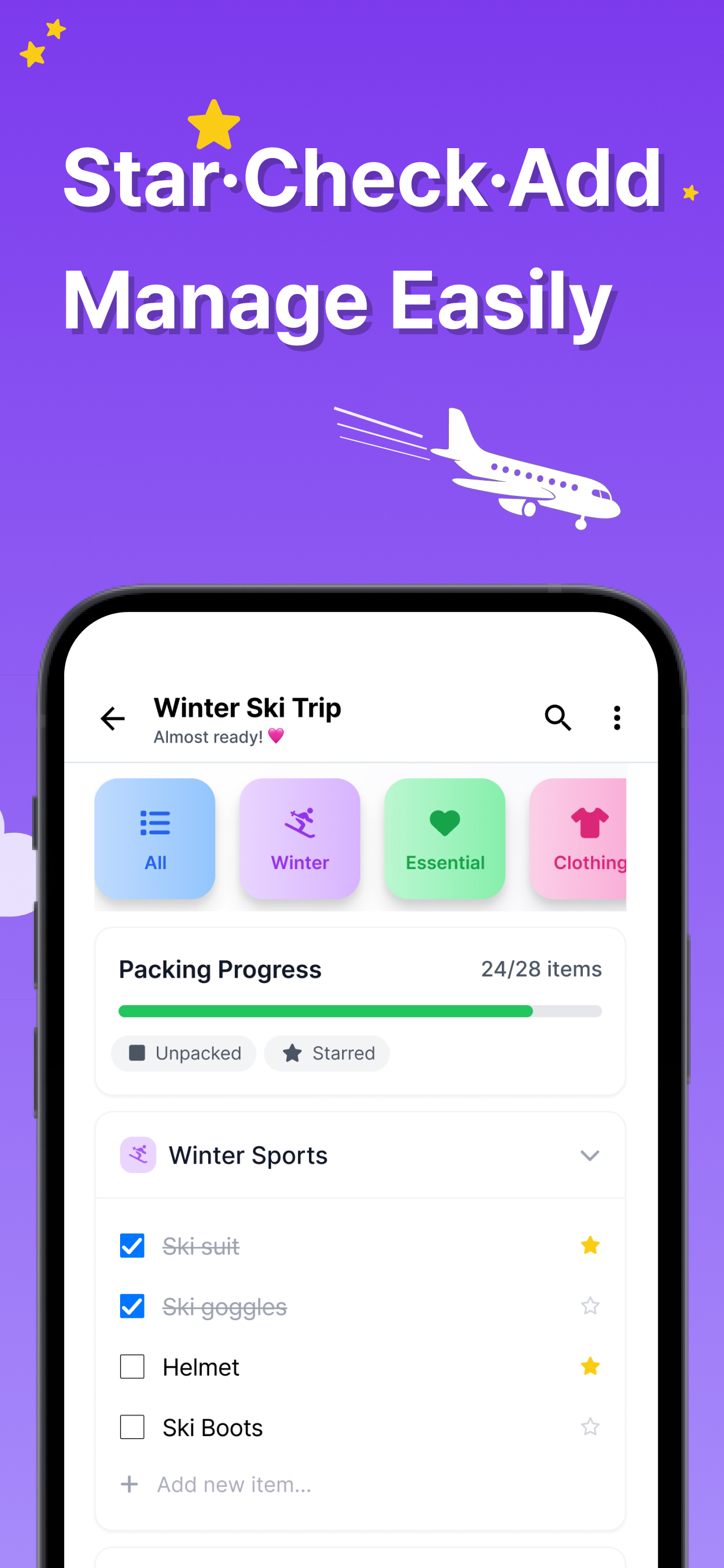 Packing List - Pack Check screenshot 3