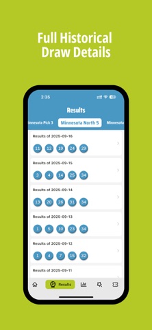 MN Lottery - Results, Trends iPhone screenshot