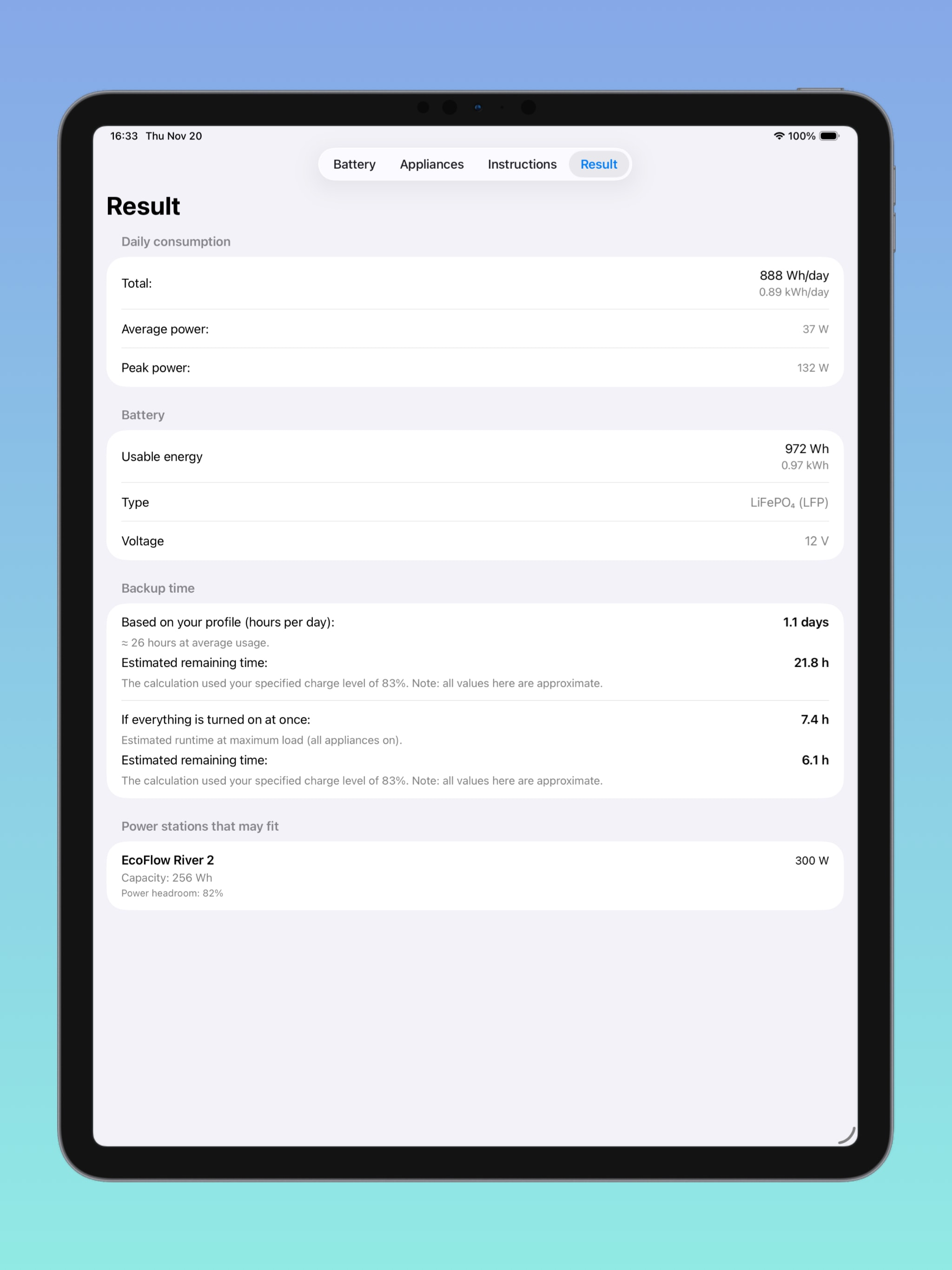 Blackout Math.Power Calculator