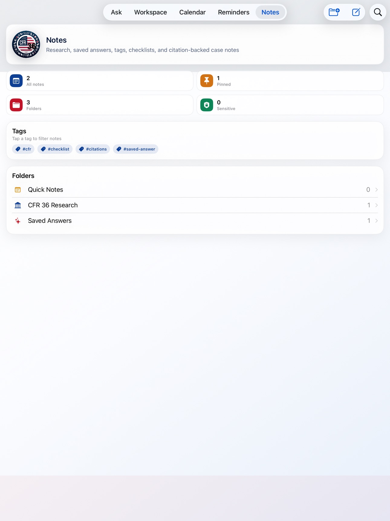 Screenshot 10 of CFR AI - Title 36