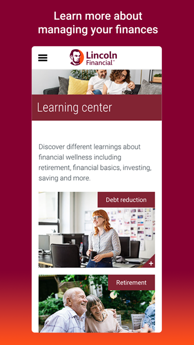 Lincoln Financial Mobile Screenshot