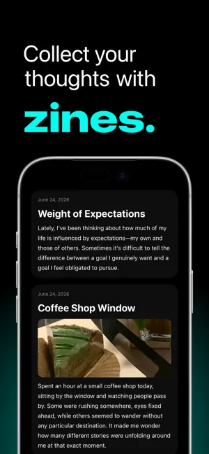 zines - minimal journal screenshot 1