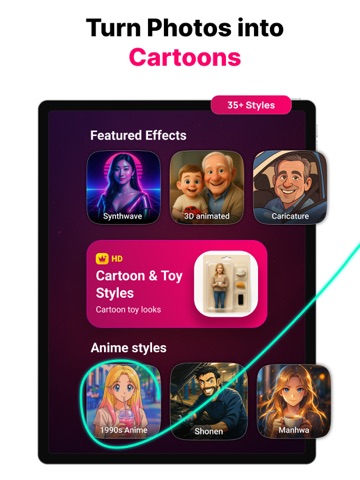 Toon App — QuickToon iPad screenshot