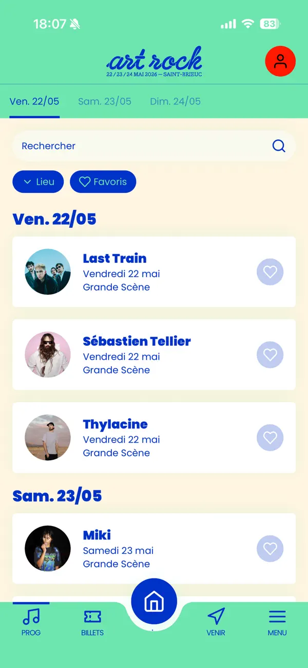 Screenshot #2 pour Festival Art Rock 2026