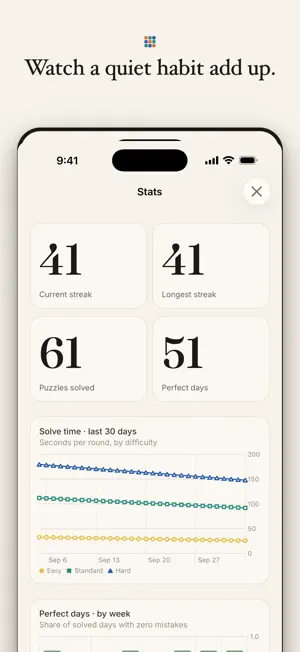 Hueline: Daily Color Sudoku screenshot 4