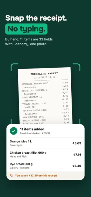Scanomy: AI Expense Tracker screenshot 2