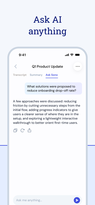 Sono: AI Note Taker Screenshot 7 of 9